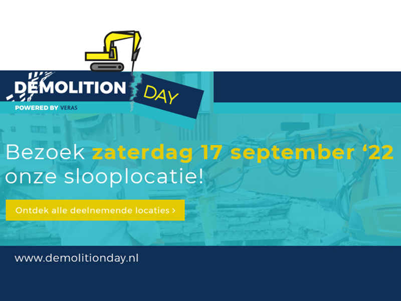 Zaterdag 17 september 2022 Demolition Day