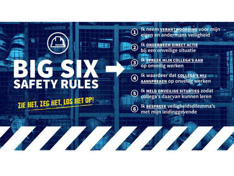 Big Six Safety Rules C.A. de Groot