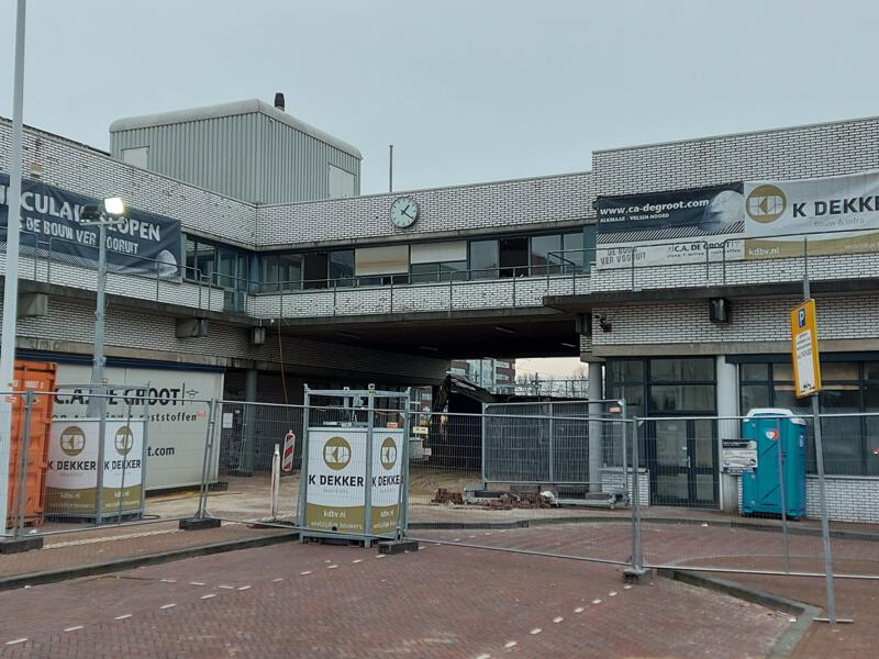 Sloop voormalige wachtruimte Connexxion - Centraal Station Alkmaar