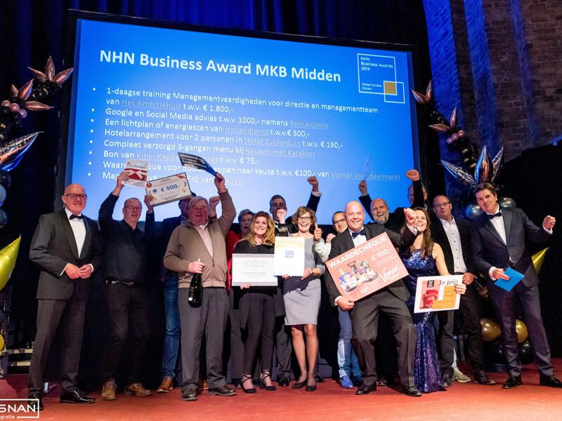 C.A. de Groot neemt NHN Businessaward mee naar huis