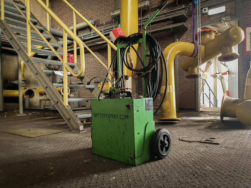 Batteryspray spuitunit