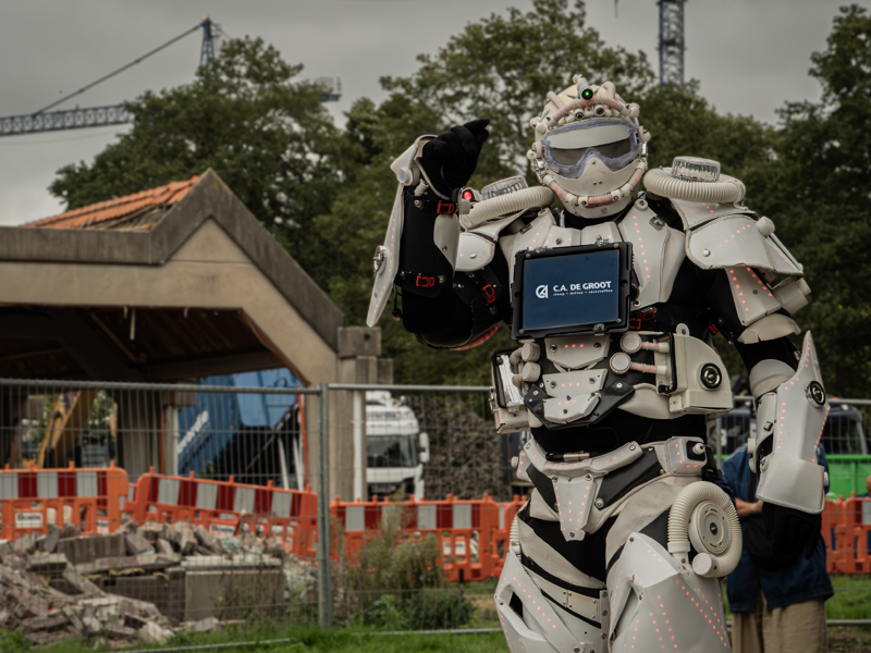  Robot welkomsgroet